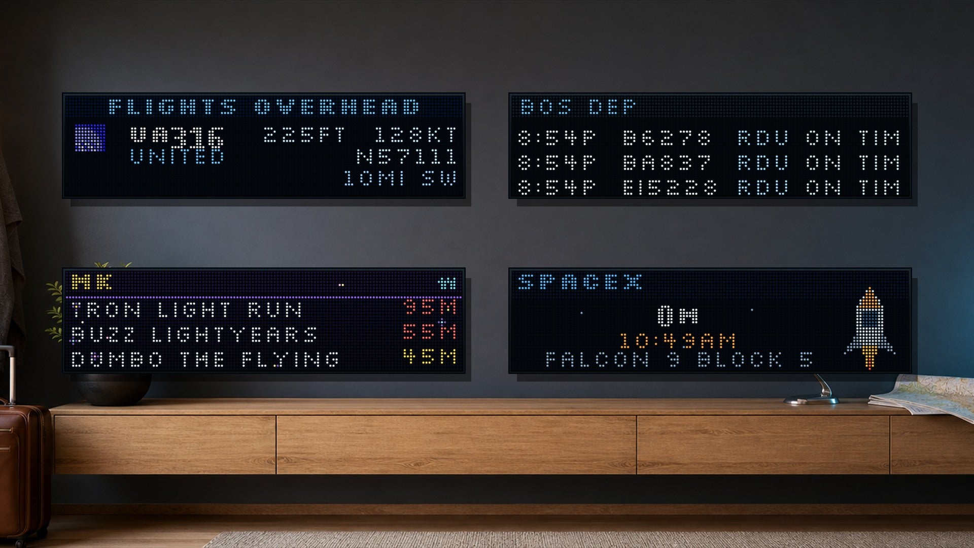 Real flights, airport, Disney, and launch Pixora cards