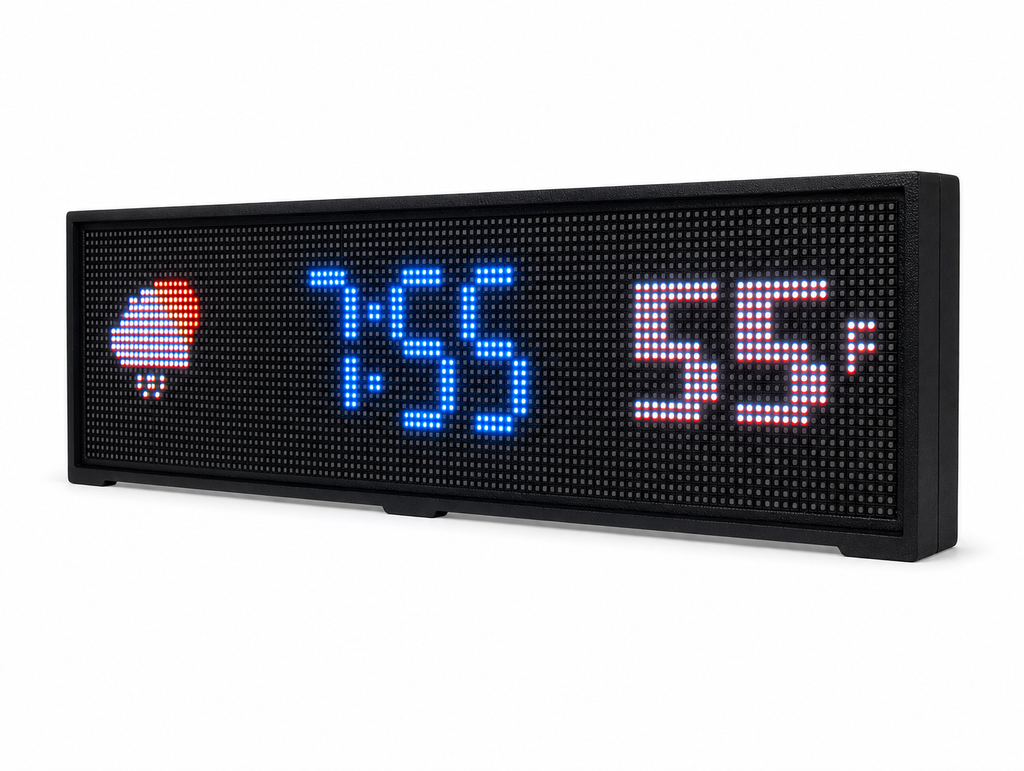 128x32 LED Matrix Display With 1 Year Free Cloud Subscription
