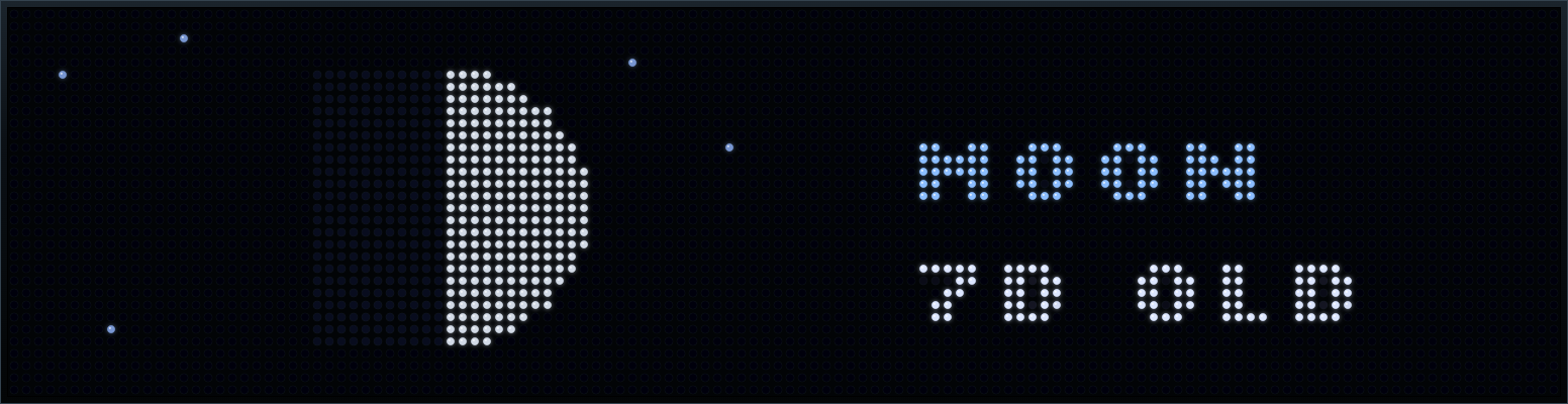 Moon phase card